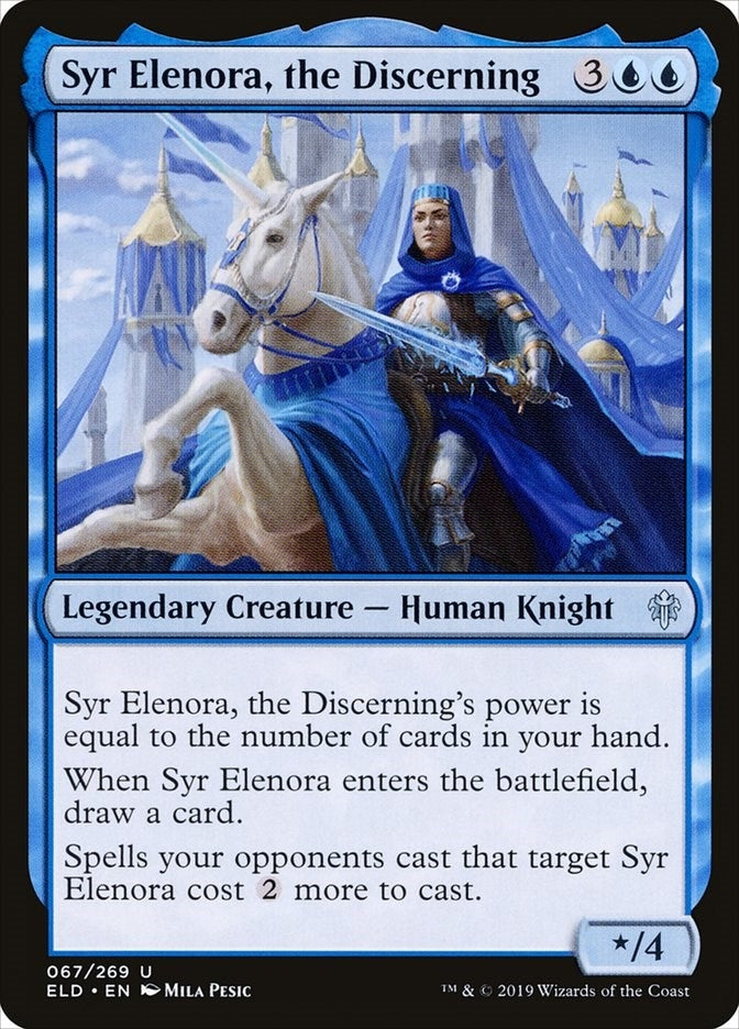 Image for Syr Elenora, the Discerning (67) [Throne of Eldraine] - Magic: The Gathering