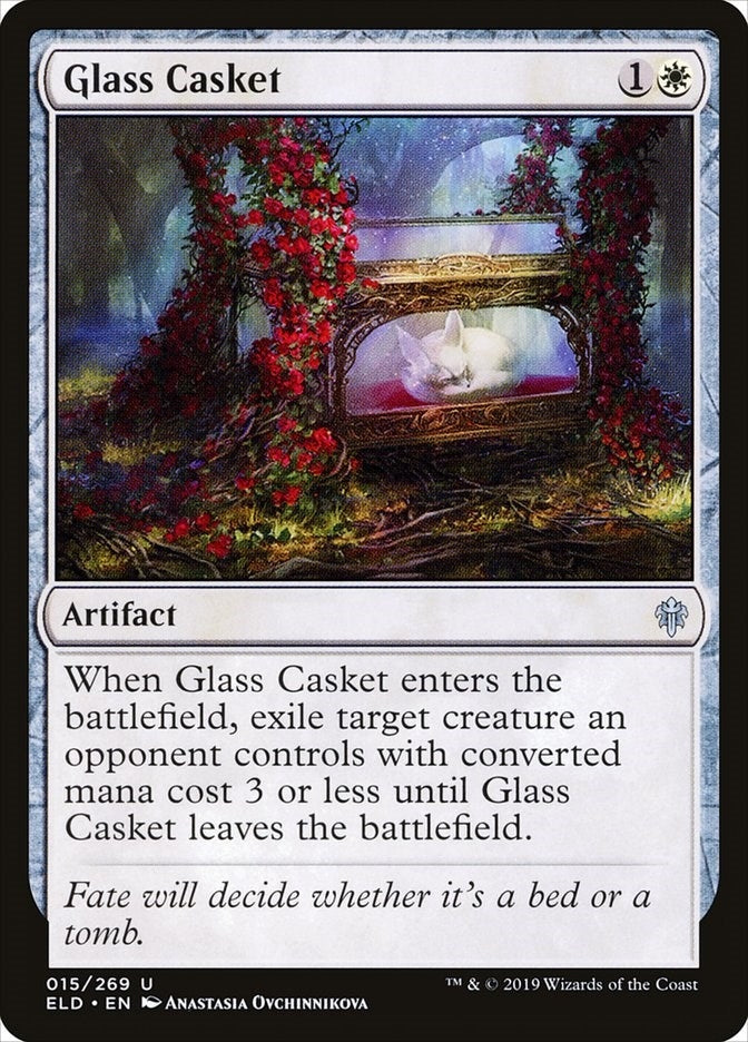 Image for Glass Casket (15) [Throne of Eldraine] - Magic: The Gathering
