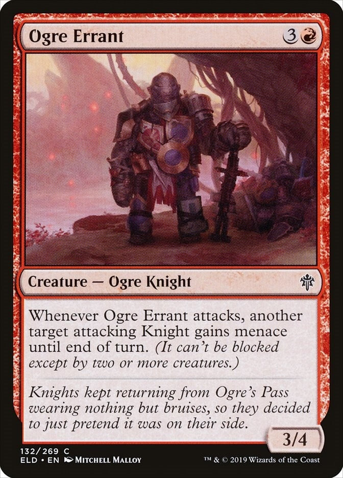 Image for Ogre Errant (132) [Throne of Eldraine] - Magic: The Gathering