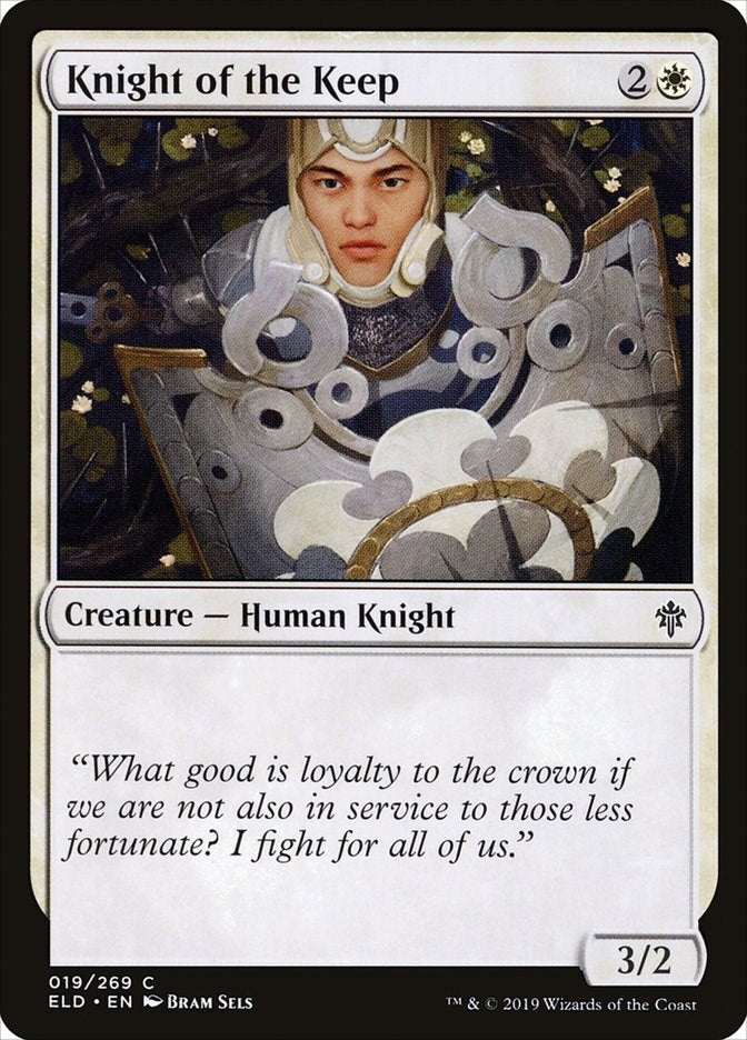 Image for Knight of the Keep (19) [Throne of Eldraine] - Magic: The Gathering