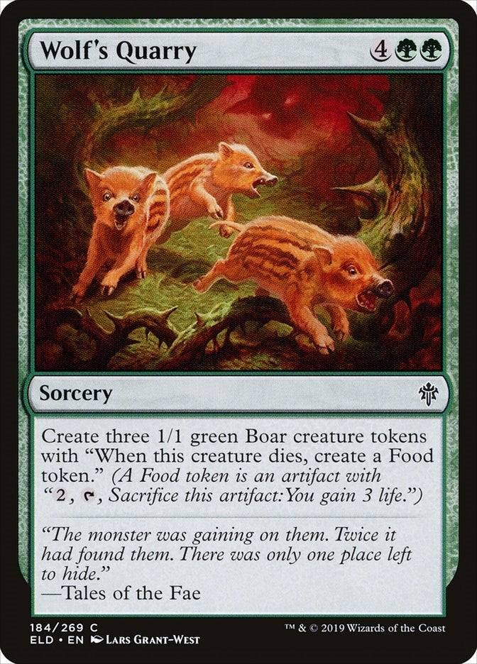 Image for Wolf's Quarry (184) [Throne of Eldraine] - Magic: The Gathering