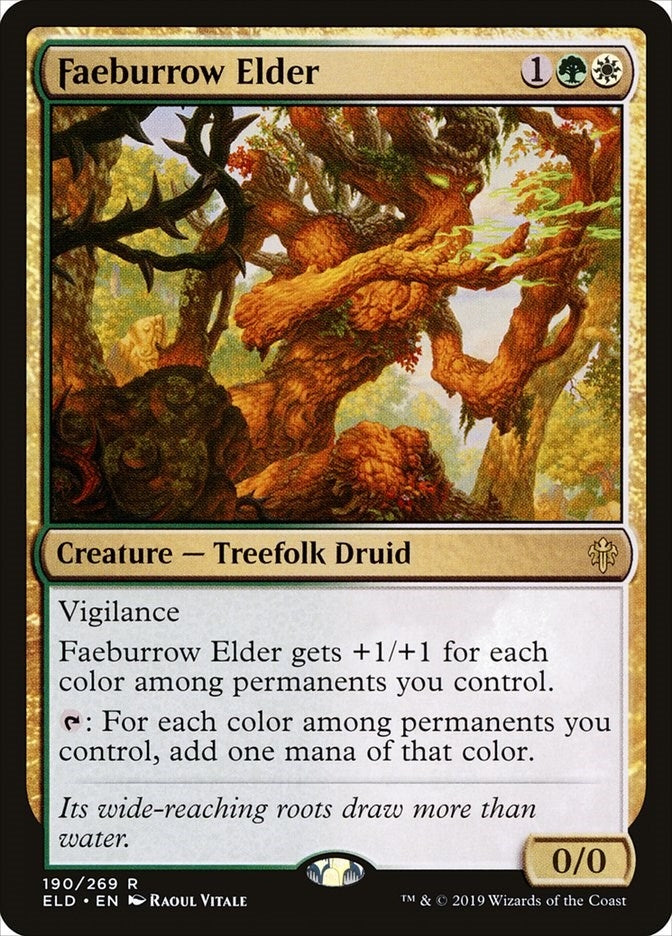 Image for Faeburrow Elder (190) [Throne of Eldraine] - Magic: The Gathering