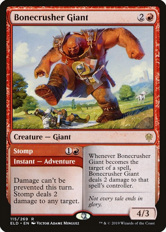 Image for Bonecrusher Giant (115) [Throne of Eldraine] - Magic: The Gathering