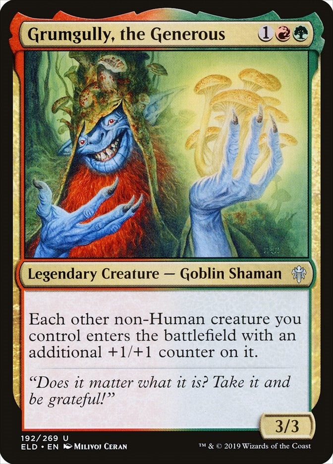 Image for Grumgully, the Generous (192) [Throne of Eldraine] - Magic: The Gathering