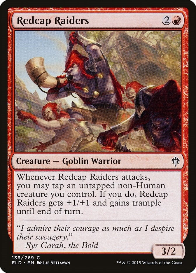 Image for Redcap Raiders (136) [Throne of Eldraine] - Magic: The Gathering