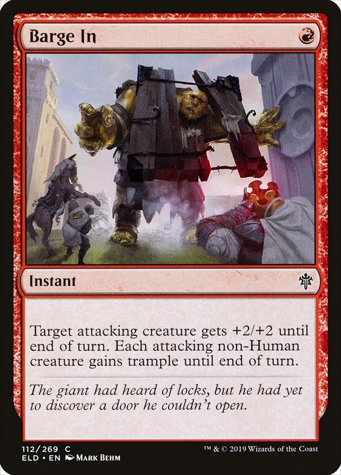 Image for Barge In (112) [Throne of Eldraine] - Magic: The Gathering