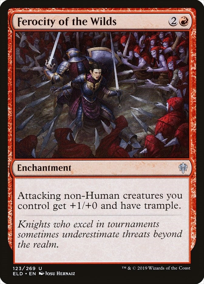 Image for Ferocity of the Wilds (123) [Throne of Eldraine] - Magic: The Gathering