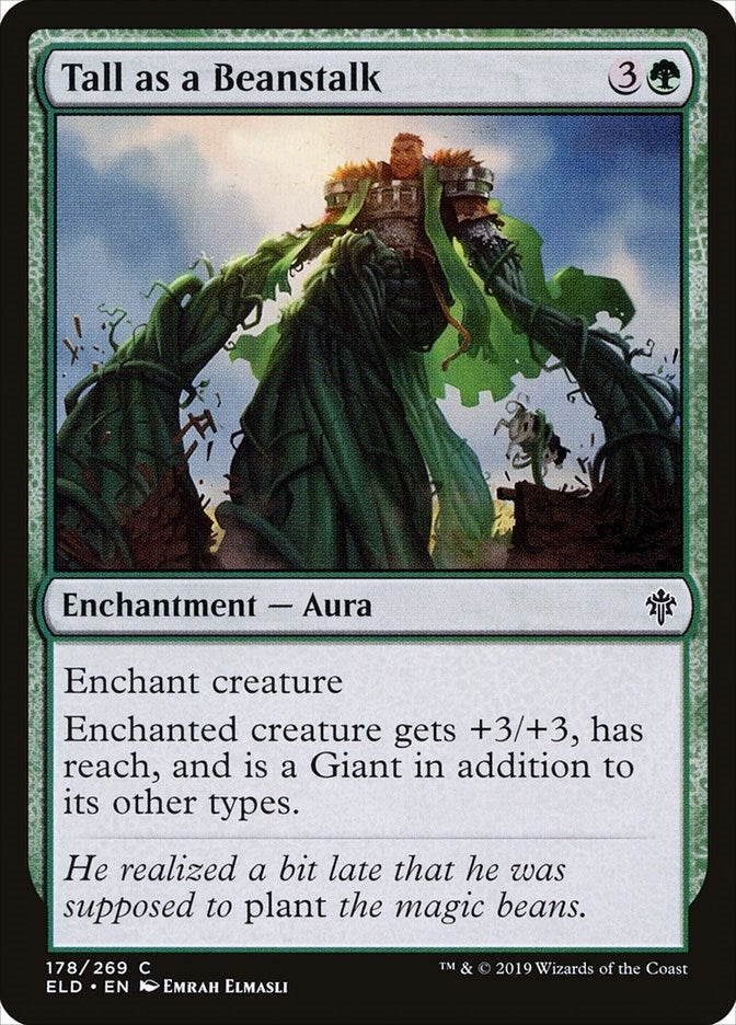 Image for Tall as a Beanstalk (178) [Throne of Eldraine] - Magic: The Gathering