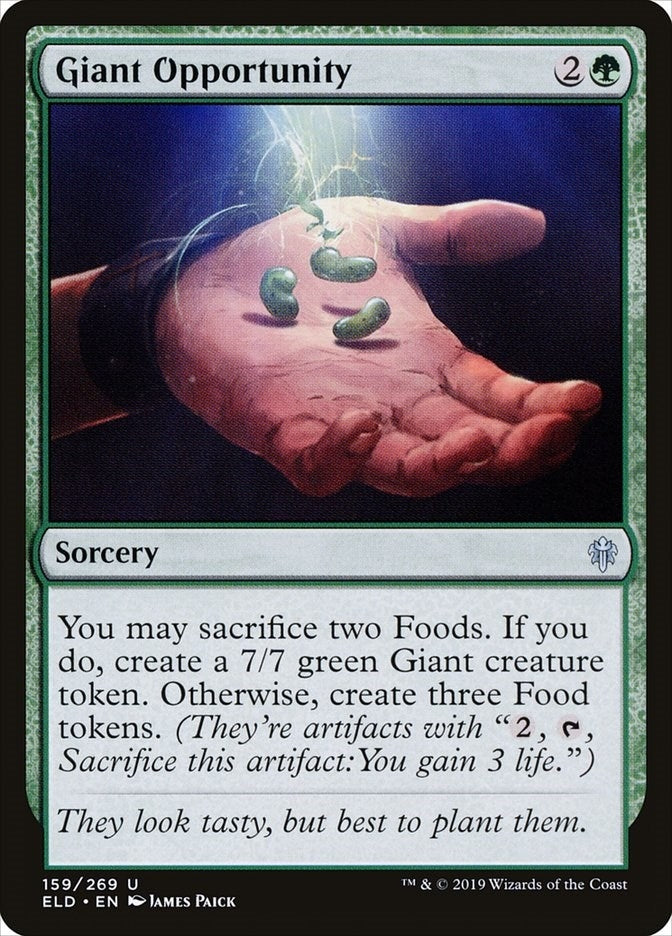 Image for Giant Opportunity (159) [Throne of Eldraine] - Magic: The Gathering