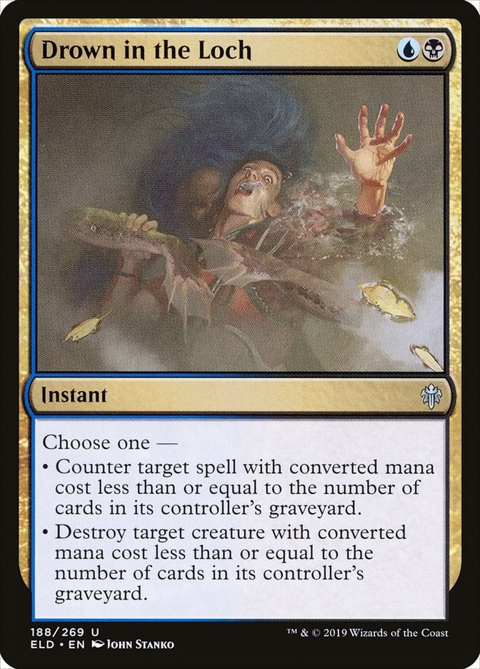 Image for Drown in the Loch (188) [Throne of Eldraine] - Magic: The Gathering