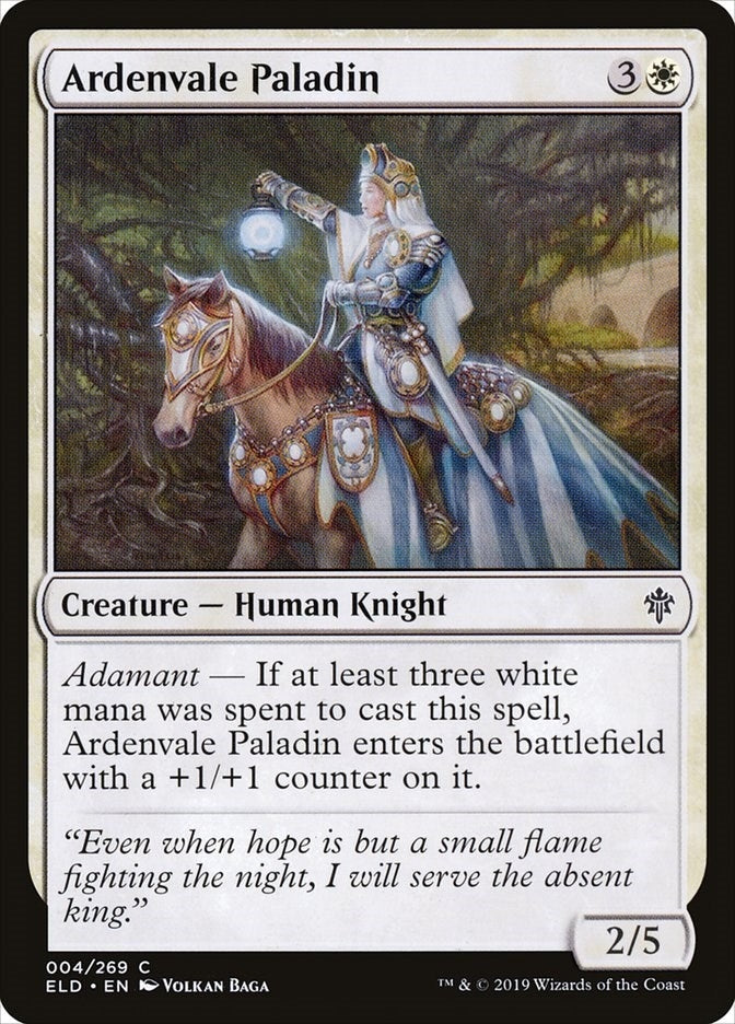 Image for Ardenvale Paladin (4) [Throne of Eldraine] - Magic: The Gathering