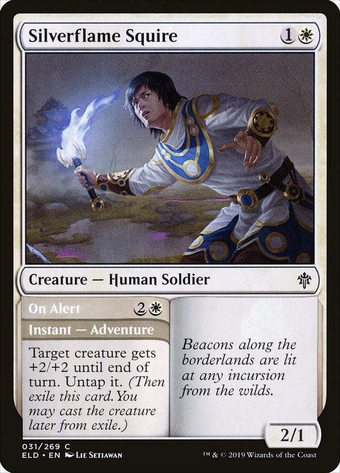 Image for Silverflame Squire (31) [Throne of Eldraine] - Magic: The Gathering