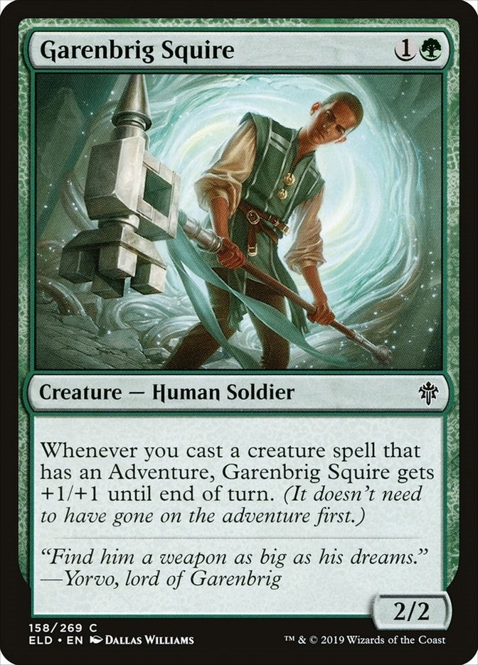 Image for Garenbrig Squire (158) [Throne of Eldraine] - Magic: The Gathering