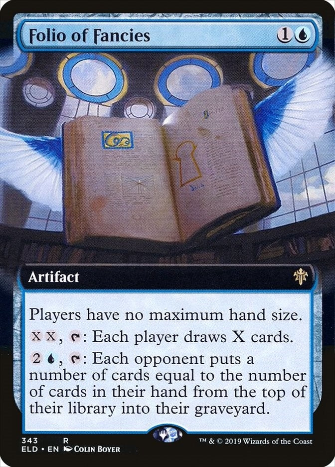 Image for Folio of Fancies (Extended Art) (343) [Throne of Eldraine] - Magic: The Gathering