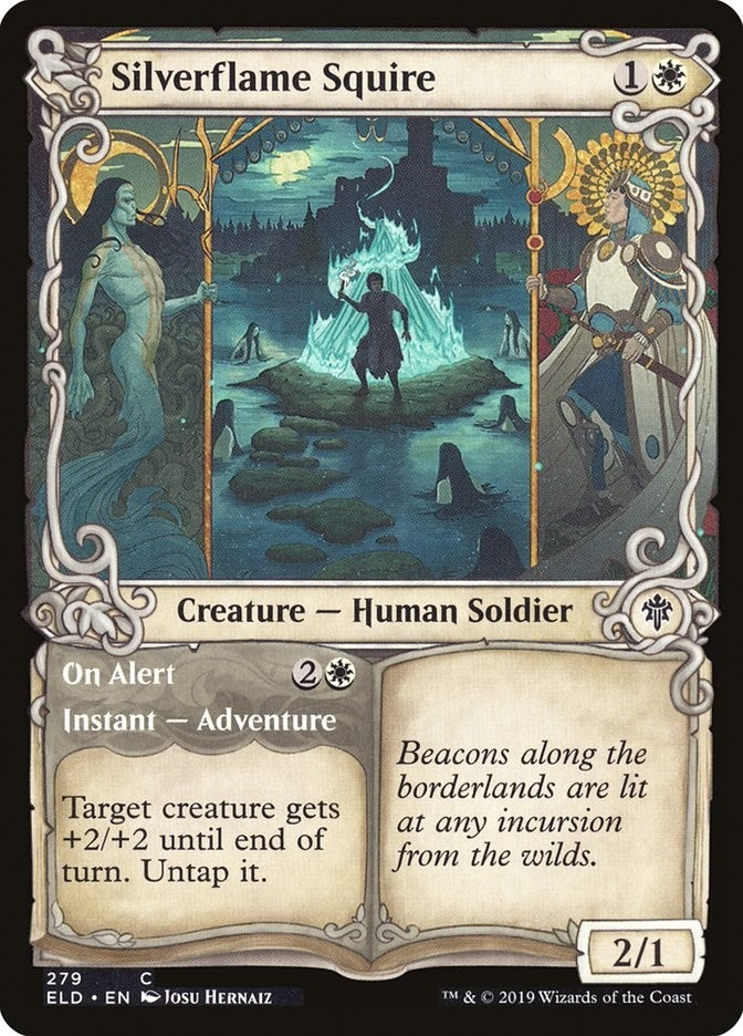 Image for Silverflame Squire (Showcase) (279) [Throne of Eldraine] - Magic: The Gathering