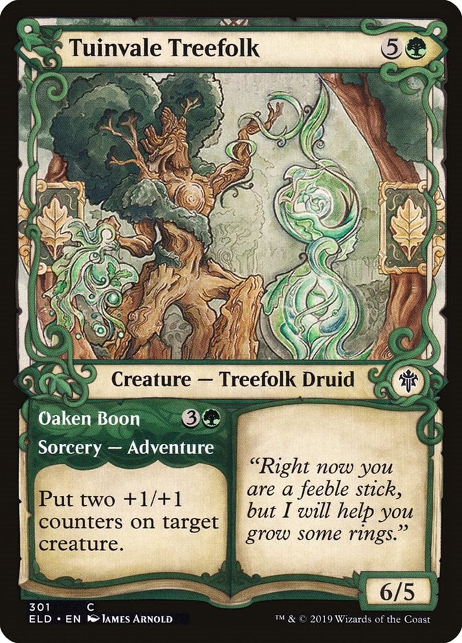 Image for Tuinvale Treefolk (Showcase) (301) [Throne of Eldraine] - Magic: The Gathering