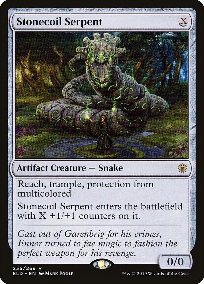 Image for Stonecoil Serpent (235) [Throne of Eldraine] - Magic: The Gathering