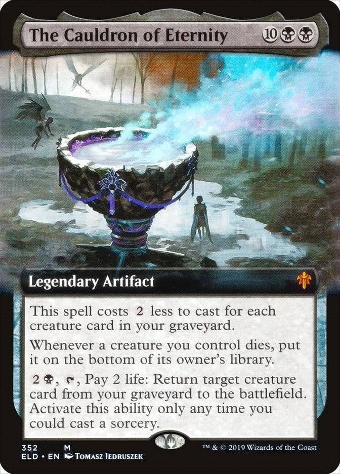 Image for The Cauldron of Eternity (Extended Art) (352) [Throne of Eldraine] - Magic: The Gathering