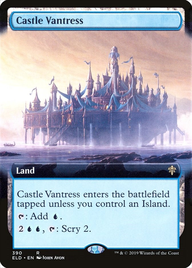 Image for Castle Vantress (Extended Art) (390) [Throne of Eldraine] - Magic: The Gathering