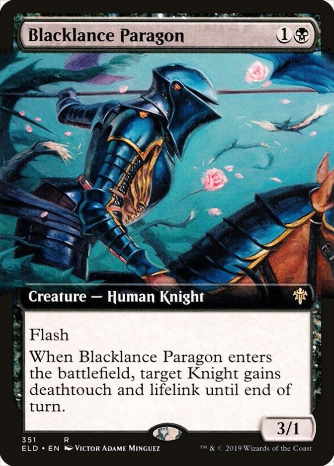 Image for Blacklance Paragon (Extended Art) (351) [Throne of Eldraine] - Magic: The Gathering