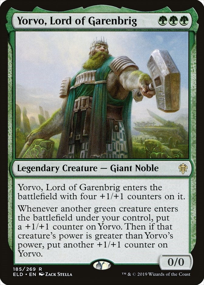 Image for Yorvo, Lord of Garenbrig (185) [Throne of Eldraine] - Magic: The Gathering