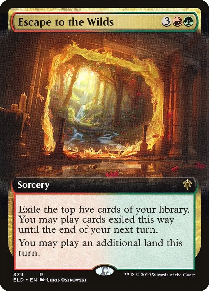 Image for Escape to the Wilds (Extended Art) (379) [Throne of Eldraine] - Magic: The Gathering