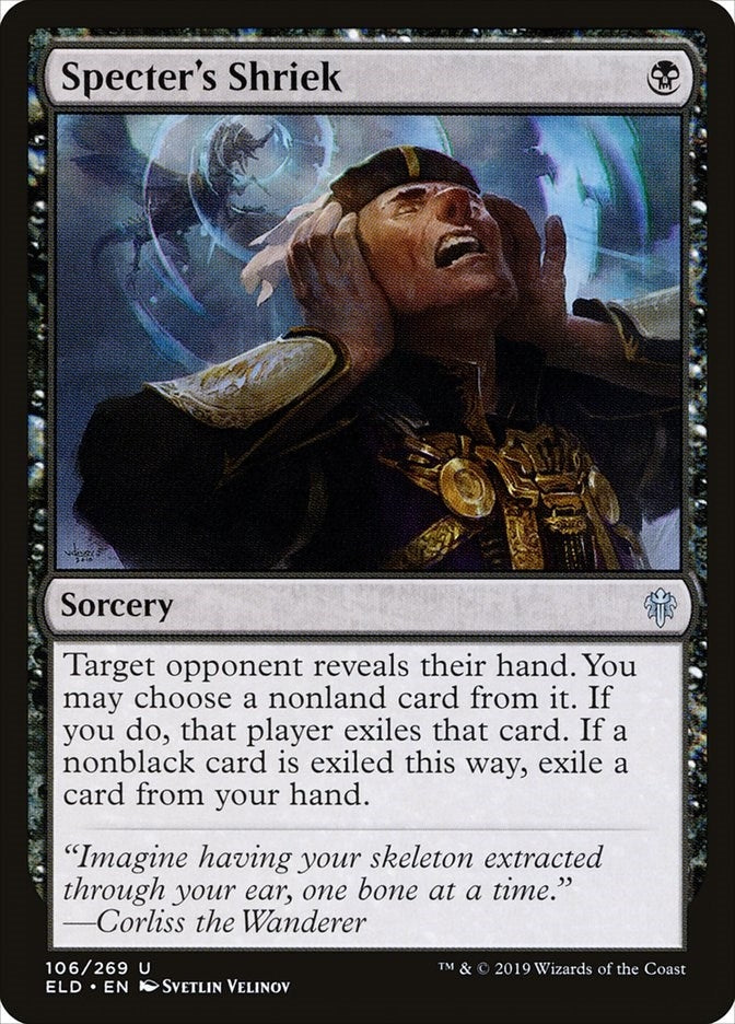 Image for Specter's Shriek (106) [Throne of Eldraine] - Magic: The Gathering