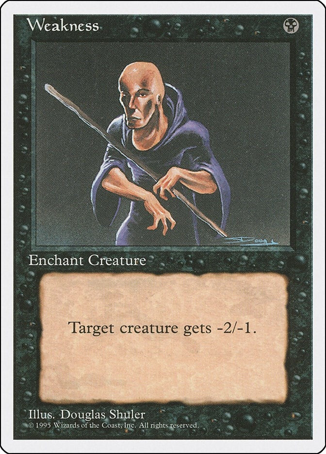 Image for Weakness [Fourth Edition] - Magic: The Gathering