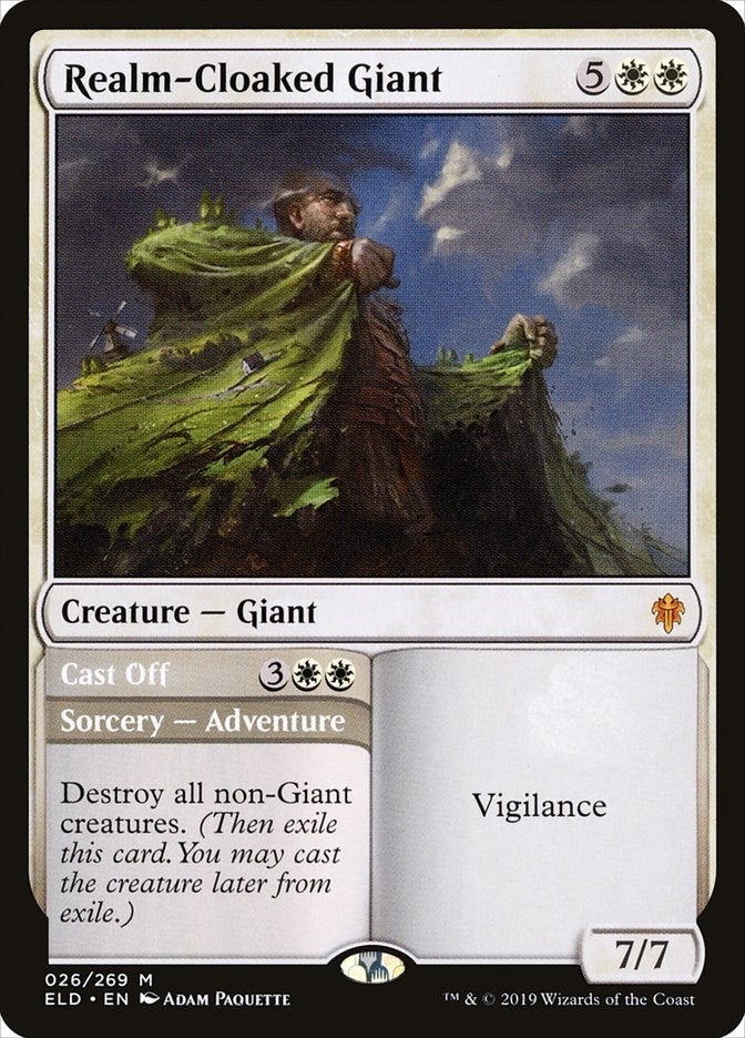 Image for Realm-Cloaked Giant (26) [Throne of Eldraine] - Magic: The Gathering