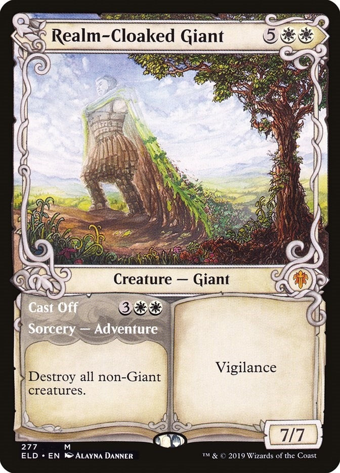Image for Realm-Cloaked Giant (Showcase) (277) [Throne of Eldraine] - Magic: The Gathering