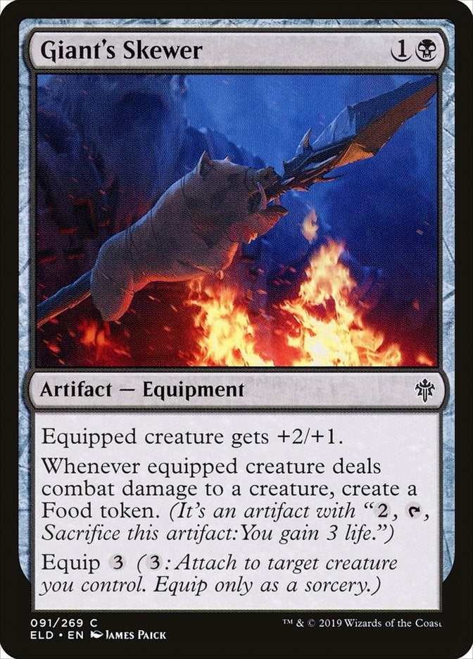 Image for Giant's Skewer (91) [Throne of Eldraine] - Magic: The Gathering