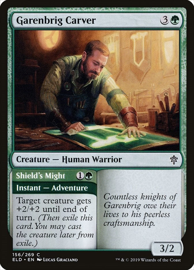 Image for Garenbrig Carver (156) [Throne of Eldraine] - Magic: The Gathering