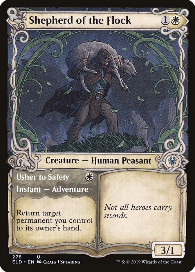 Image for Shepherd of the Flock (Showcase) (278) [Throne of Eldraine] - Magic: The Gathering