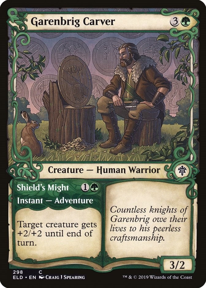 Image for Garenbrig Carver (Showcase) (298) [Throne of Eldraine] - Magic: The Gathering