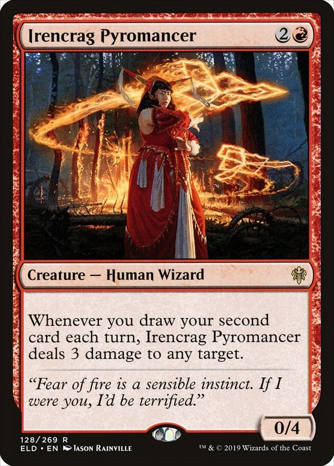 Image for Irencrag Pyromancer (128) [Throne of Eldraine] - Magic: The Gathering