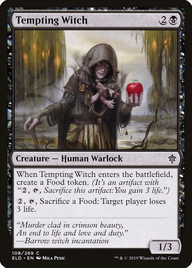 Image for Tempting Witch (108) [Throne of Eldraine] - Magic: The Gathering