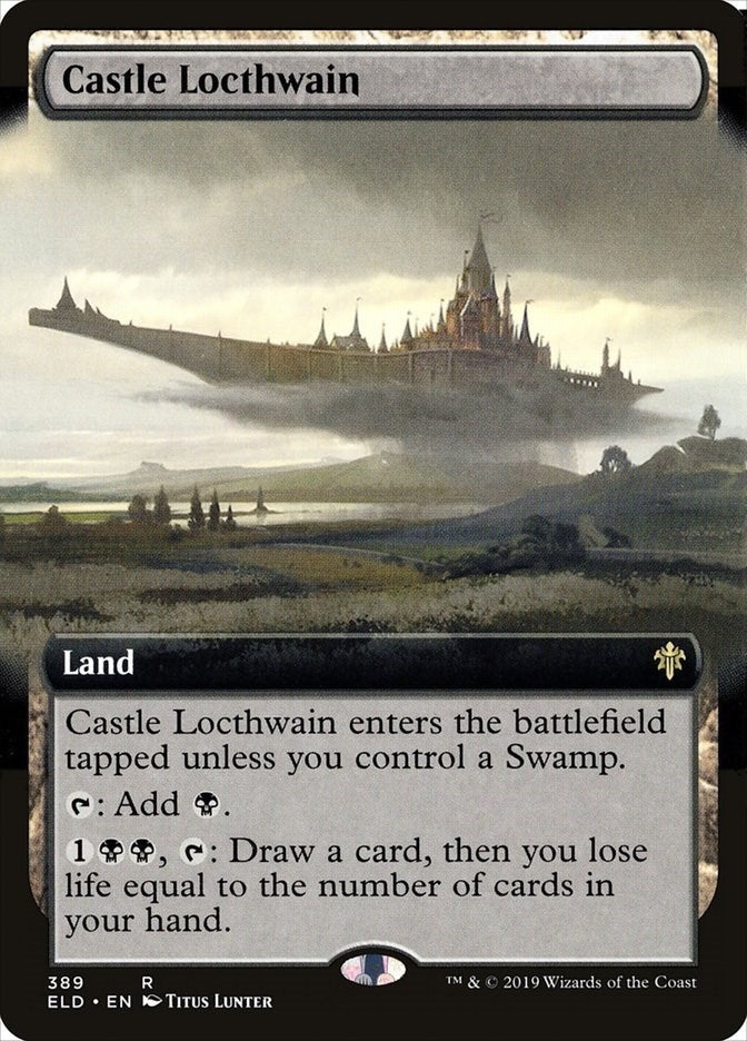 Image for Castle Locthwain (Extended Art) (389) [Throne of Eldraine] - Magic: The Gathering