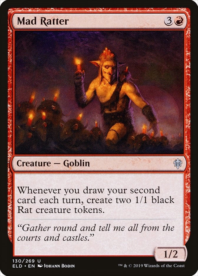 Image for Mad Ratter (130) [Throne of Eldraine] - Magic: The Gathering