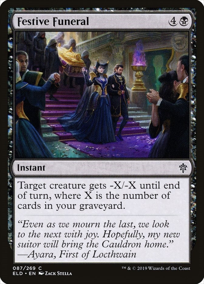 Image for Festive Funeral (87) [Throne of Eldraine] - Magic: The Gathering