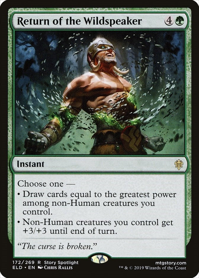 Image for Return of the Wildspeaker (172) [Throne of Eldraine] - Magic: The Gathering