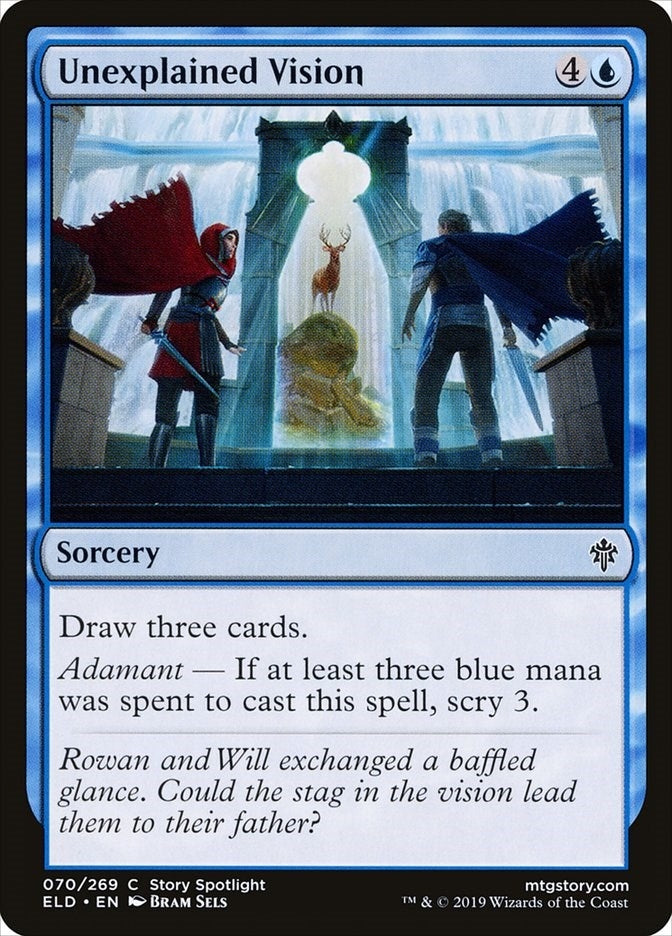 Image for Unexplained Vision (70) [Throne of Eldraine] - Magic: The Gathering