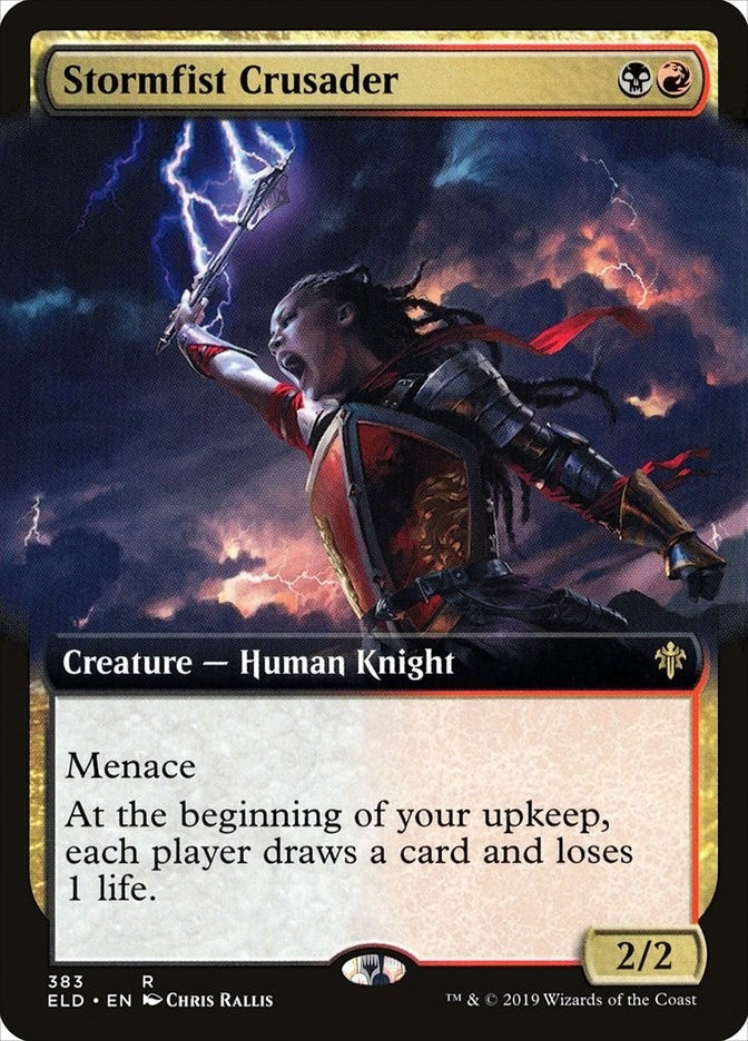 Image for Stormfist Crusader (Extended Art) (383) [Throne of Eldraine] - Magic: The Gathering