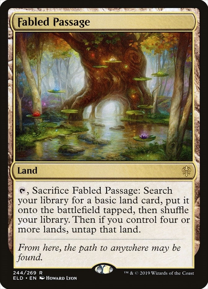 Image for Fabled Passage (244) [Throne of Eldraine] - Magic: The Gathering