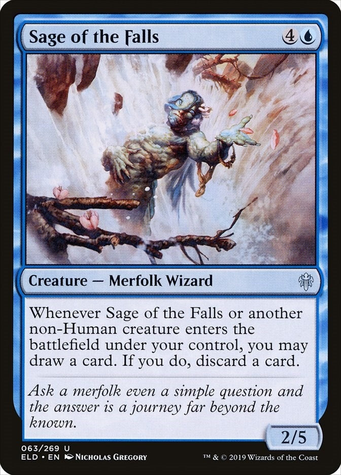 Image for Sage of the Falls (63) [Throne of Eldraine] - Magic: The Gathering