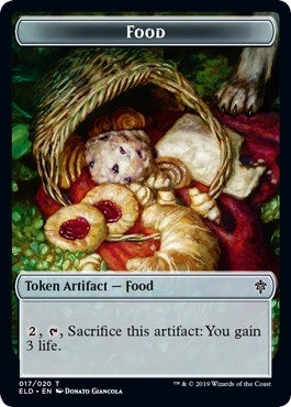 Food Token (017) (17) [Throne of Eldraine Tokens]