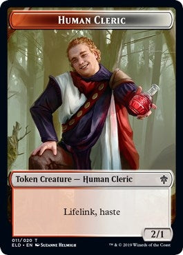 Image for Human Cleric Token (11) [Throne of Eldraine] - Magic: The Gathering