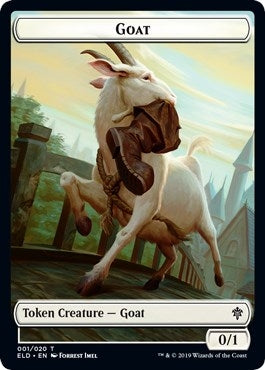 Image for Goat Token (1) [Throne of Eldraine] - Magic: The Gathering