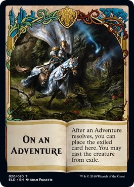 Image for Emblem - On an Adventure (20) [Throne of Eldraine] - Magic: The Gathering