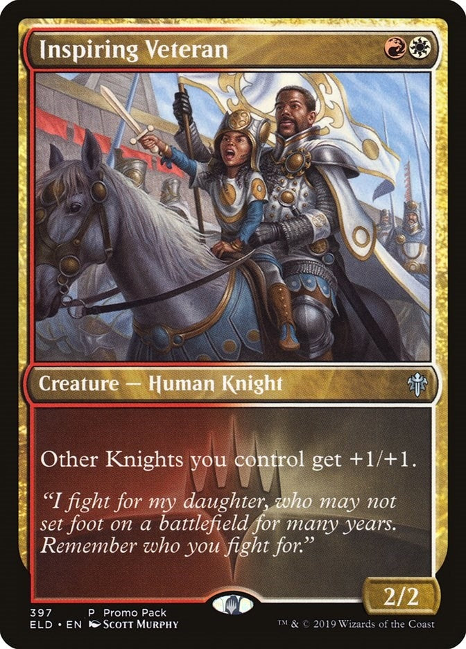 Image for Inspiring Veteran (397) [Throne of Eldraine] - Magic: The Gathering