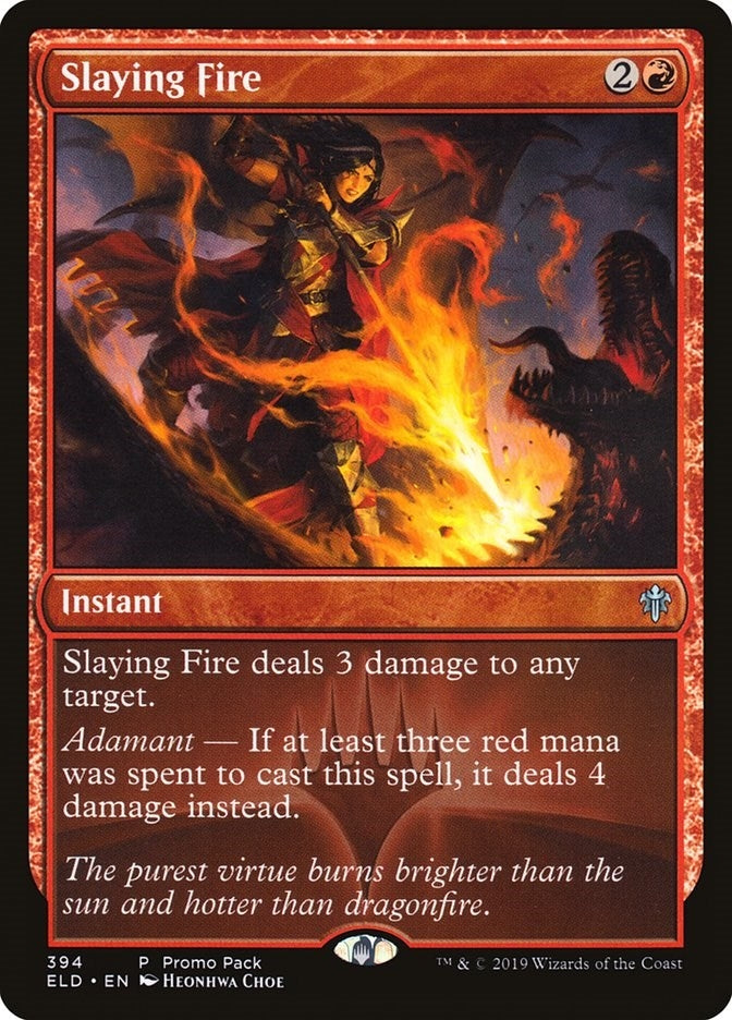 Image for Slaying Fire (394) [Throne of Eldraine] - Magic: The Gathering